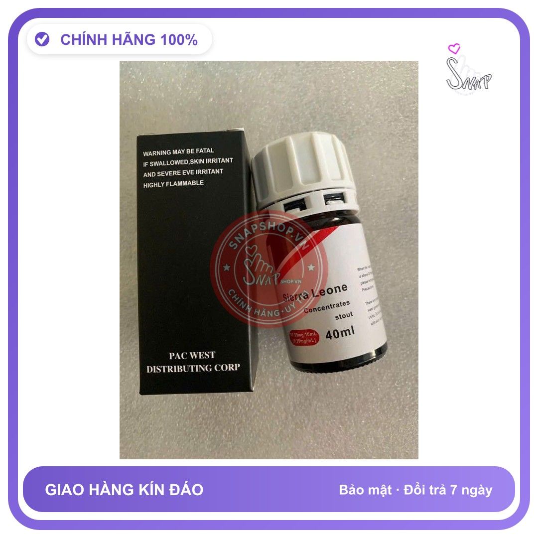 Chai hít tăng khoái cảm Popper Sierra Leone 40ml Popper 40ml
