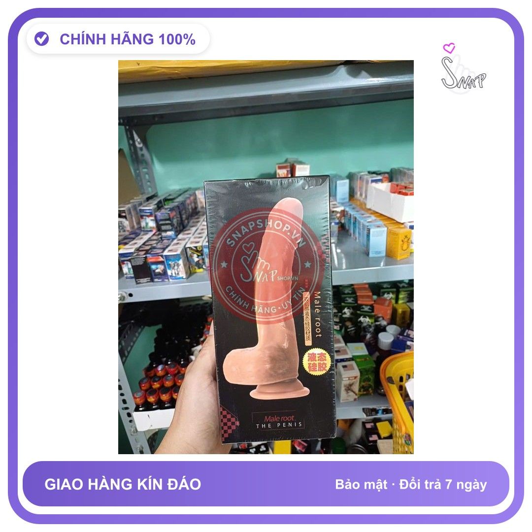 Đồ chơi người lớn Male root Dương vật giả 20cm, có remote đ