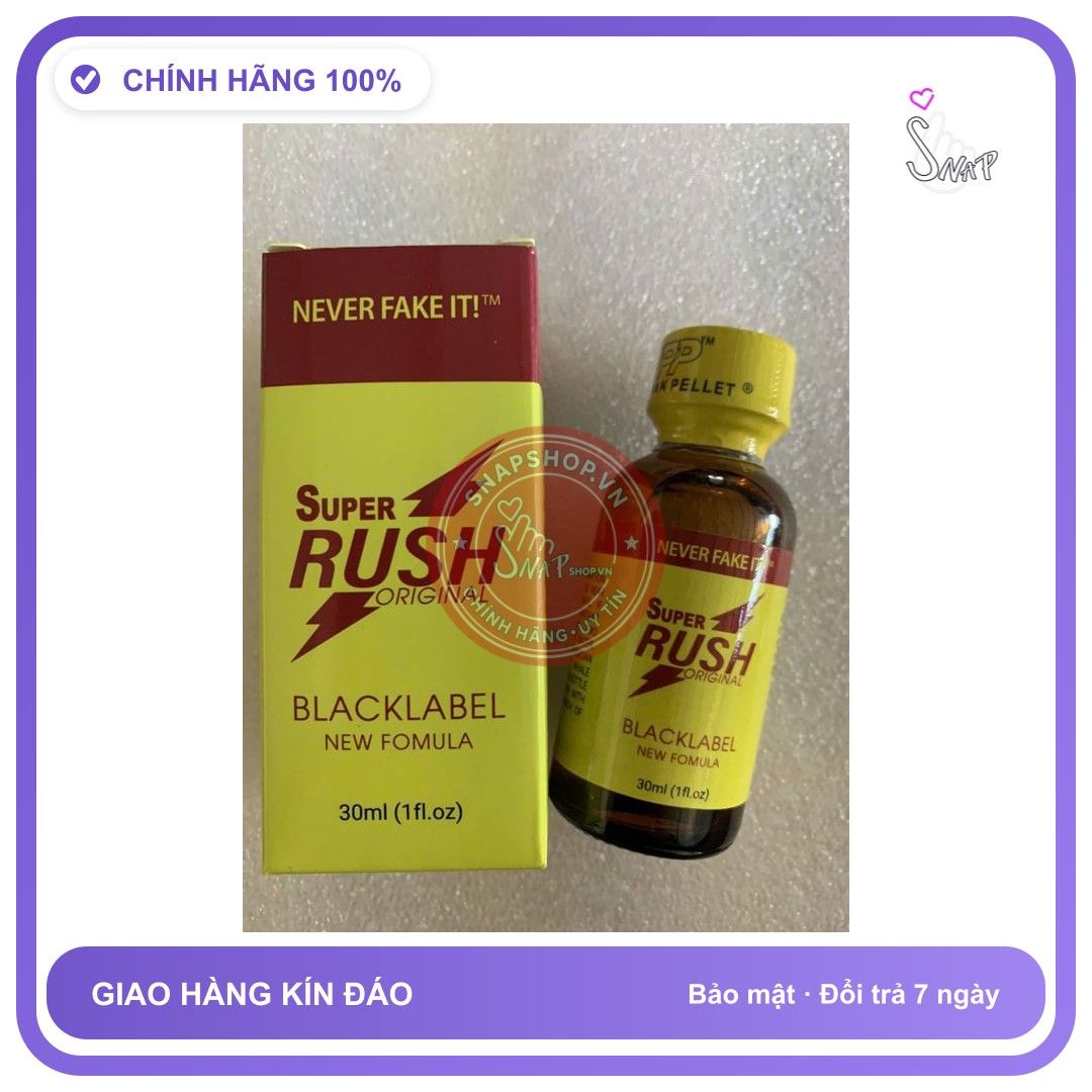 Chai hít tăng khoái cảm Popper Super Rush 30ml Popper 30ml U