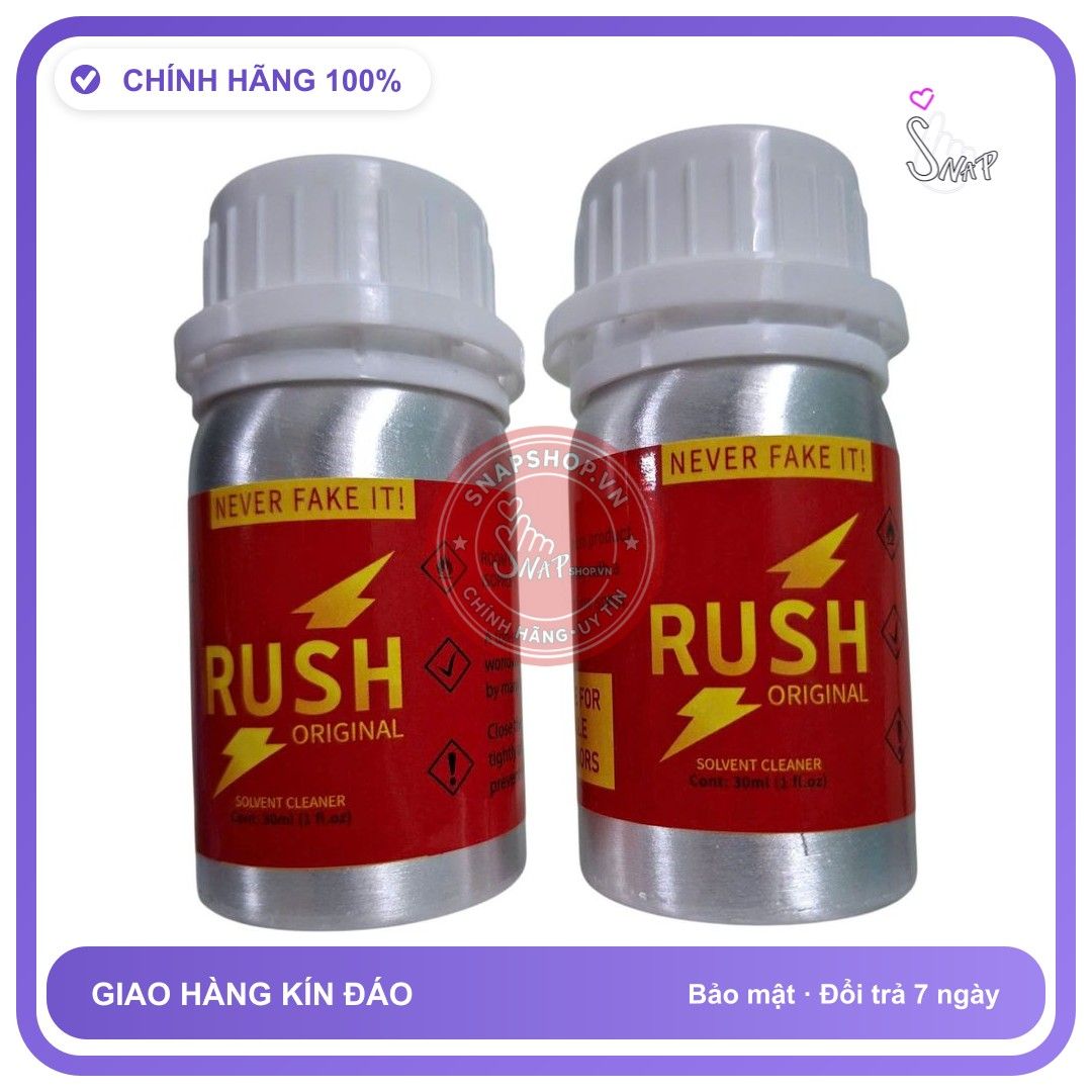 Chai hít tăng khoái cảm Popper RUSH 60ml Popper khô 60ml USA
