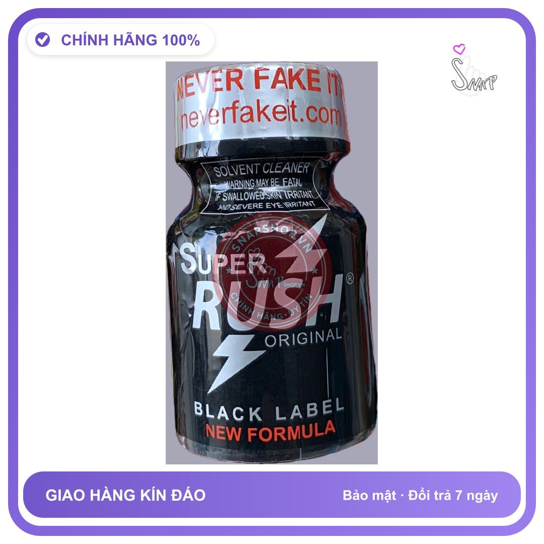 Chai hít tăng khoái cảm Popper SUPER RUSH 10ml Popper 10ml U