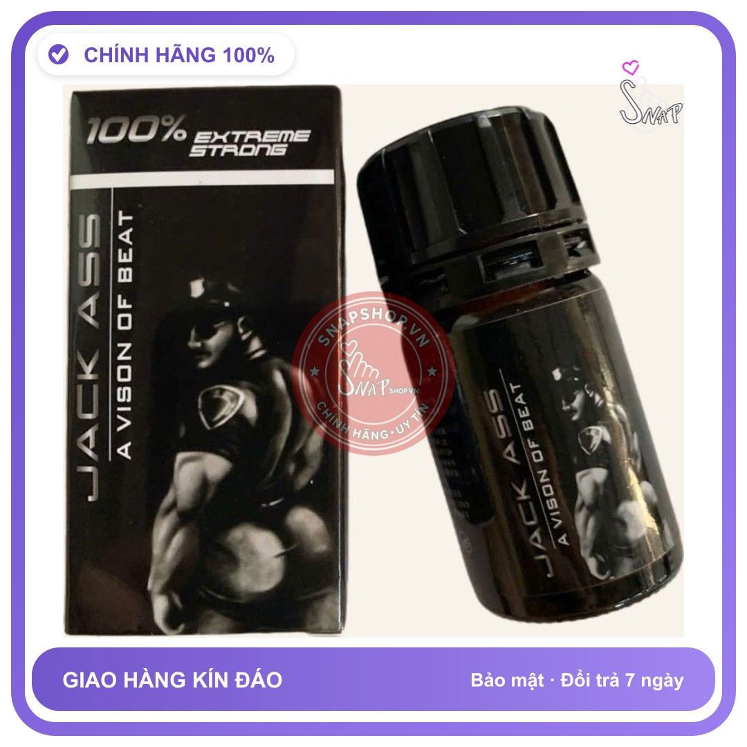 Chai hít tăng khoái cảm Popper JACK ASS 40ml Popper 40ml USA
