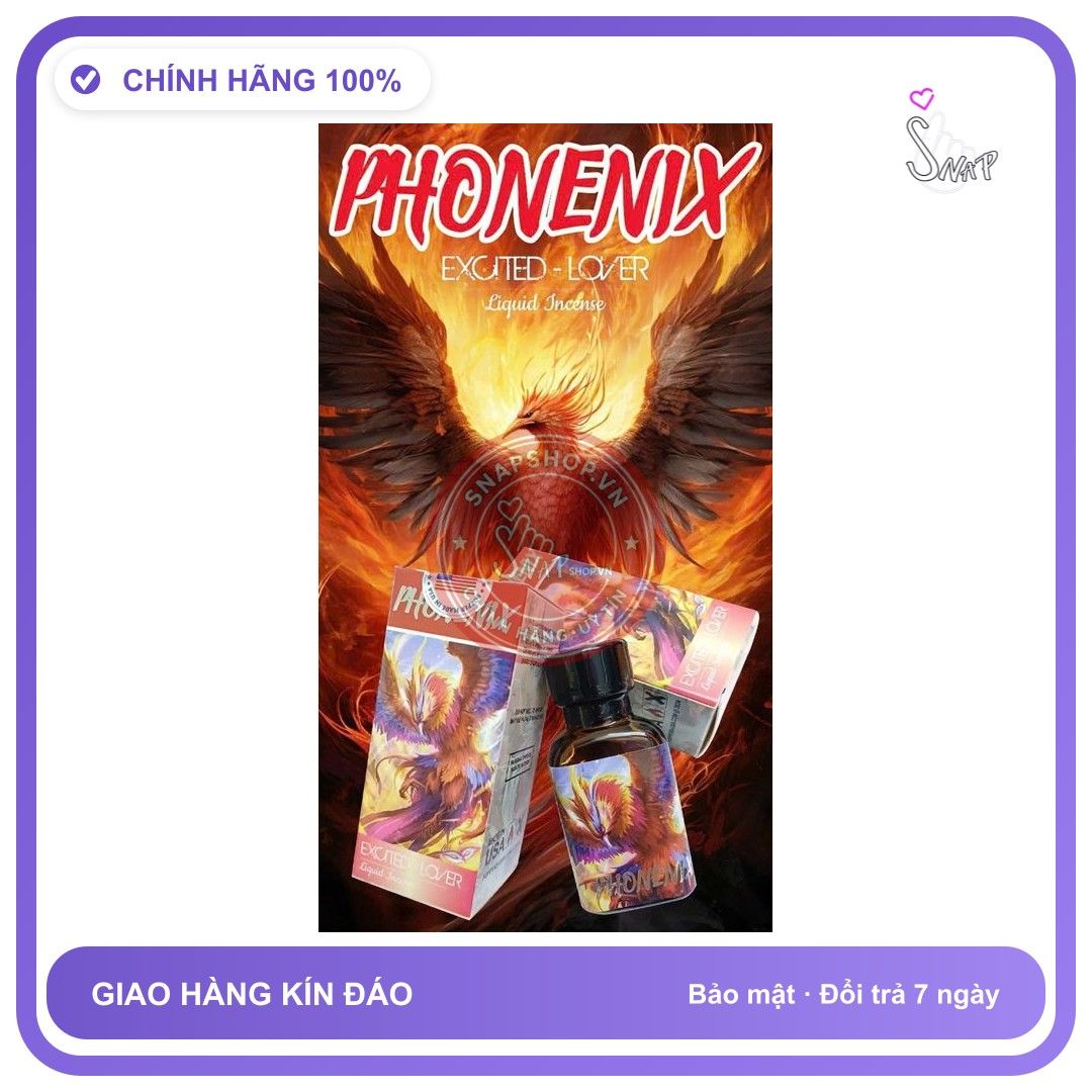 Chai hít tăng khoái cảm Popper PHONENIX 30ml Popper 30ml USA