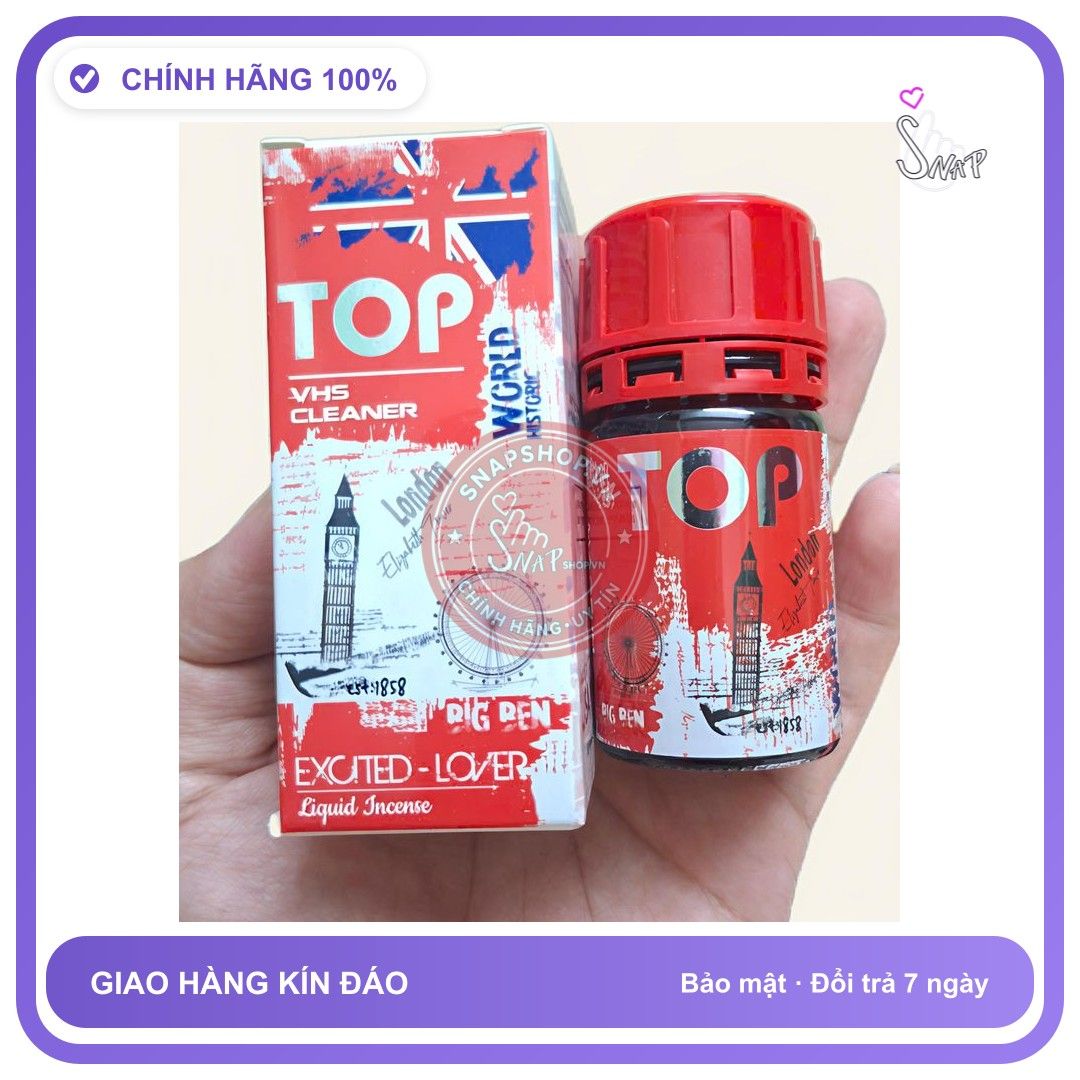 Chai hít tăng khoái cảm Popper TOP 40ml Popper 40ml USA Cho 