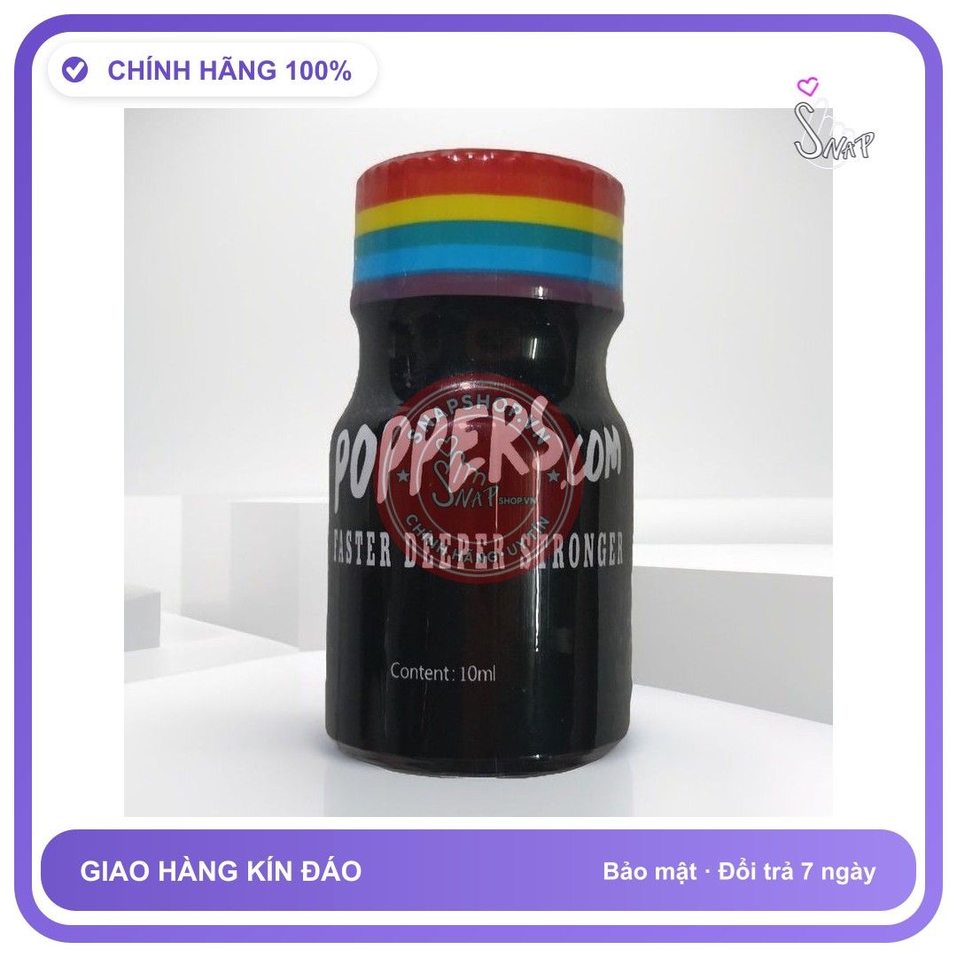 Chai hít tăng khoái cảm Popper POPPERS.COM 10ml Chai hít Pop