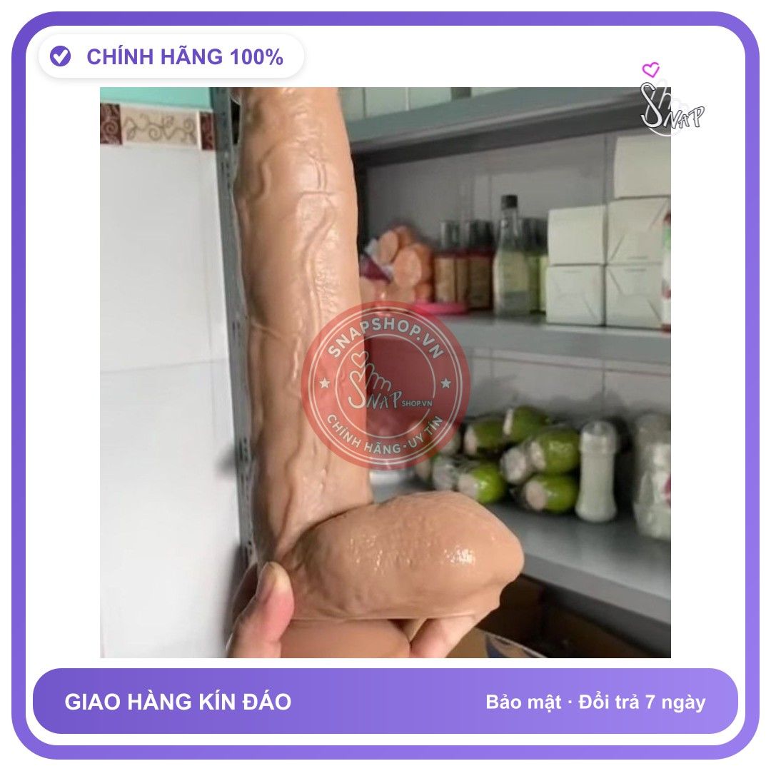 Đồ chơi người lớn Dương Vật Giả, 35Cm, Chất liệu silicon Ca