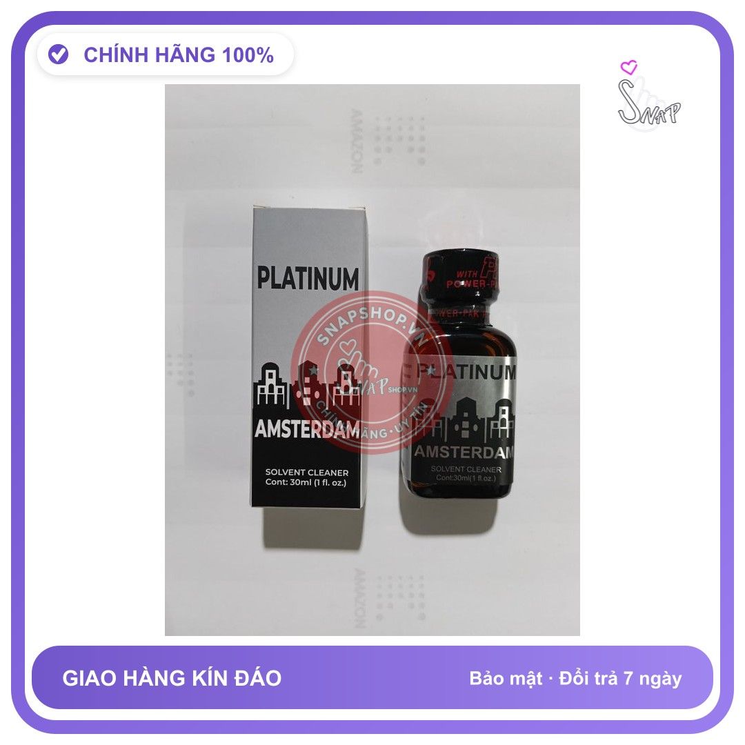 Chai hít tăng khoái cảm Popper PLATINUM Chai hít kích thích 