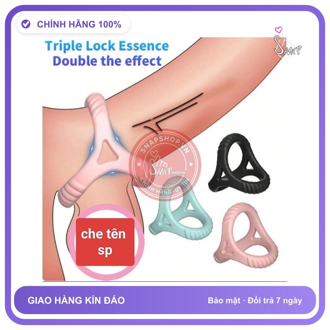 Viên uống hỗ trợ sinh lý nam Triple Lock Essence Vòng đeo dư