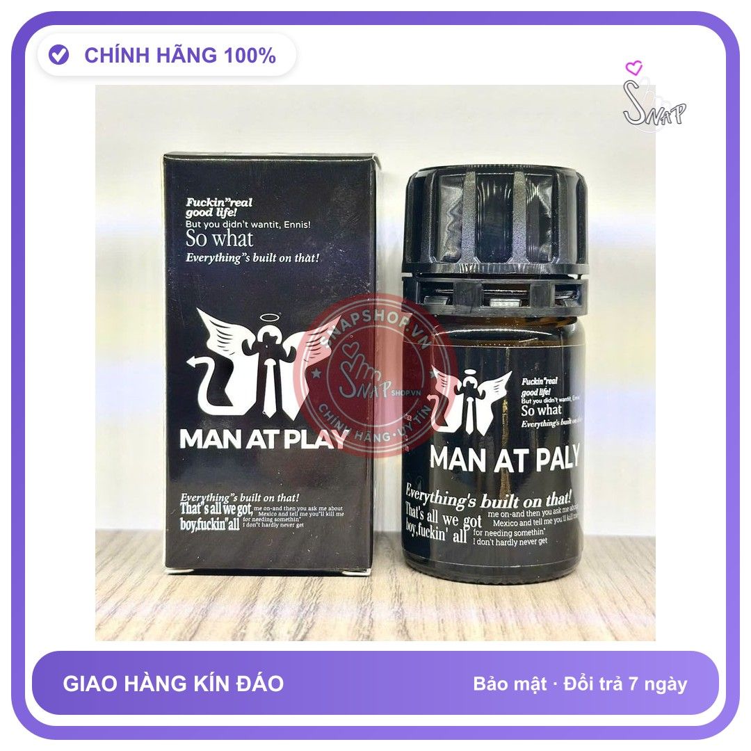 Chai hít tăng khoái cảm Popper MAN AT PLAY 40ml Popper 40ml 
