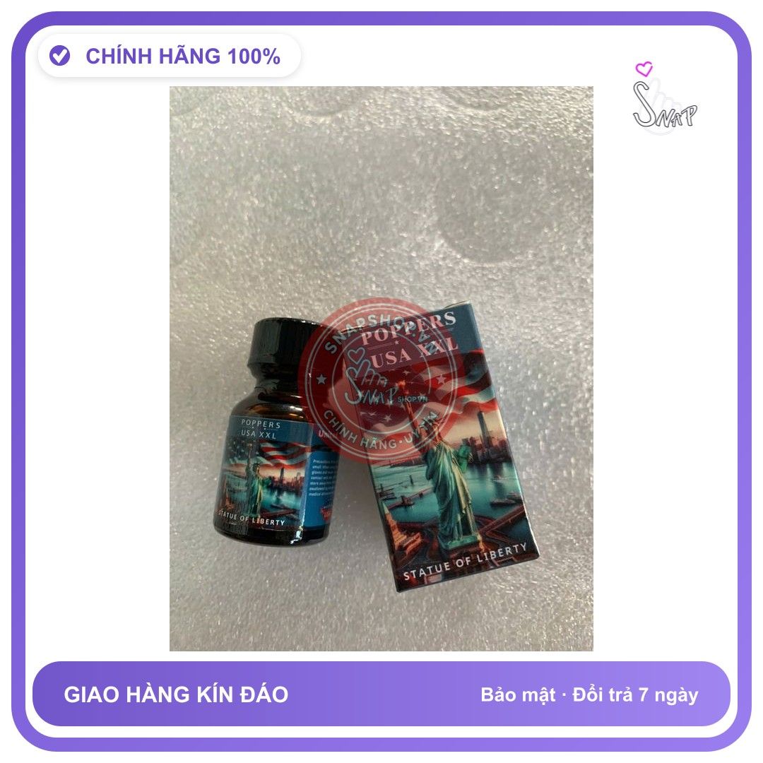 Chai hít tăng khoái cảm Popper POPPERS Chai hít trực tiếp và