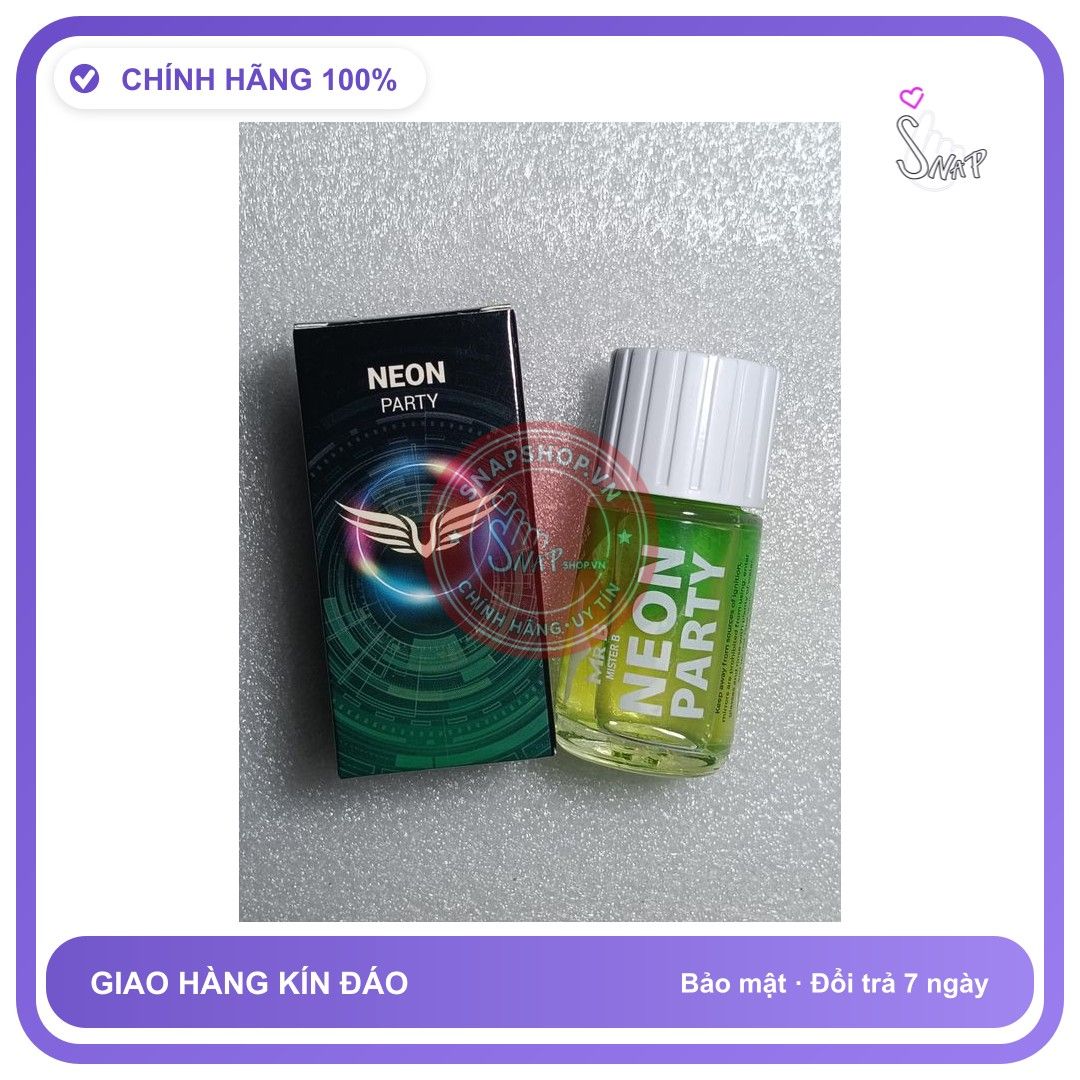 Chai hít tăng khoái cảm Popper MRB MISTER B 40ml Popper Neon