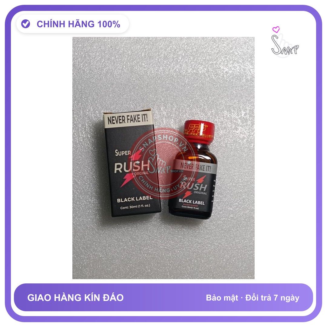 Chai hít tăng khoái cảm Popper Super RUSH 30ml Popper 30ml U