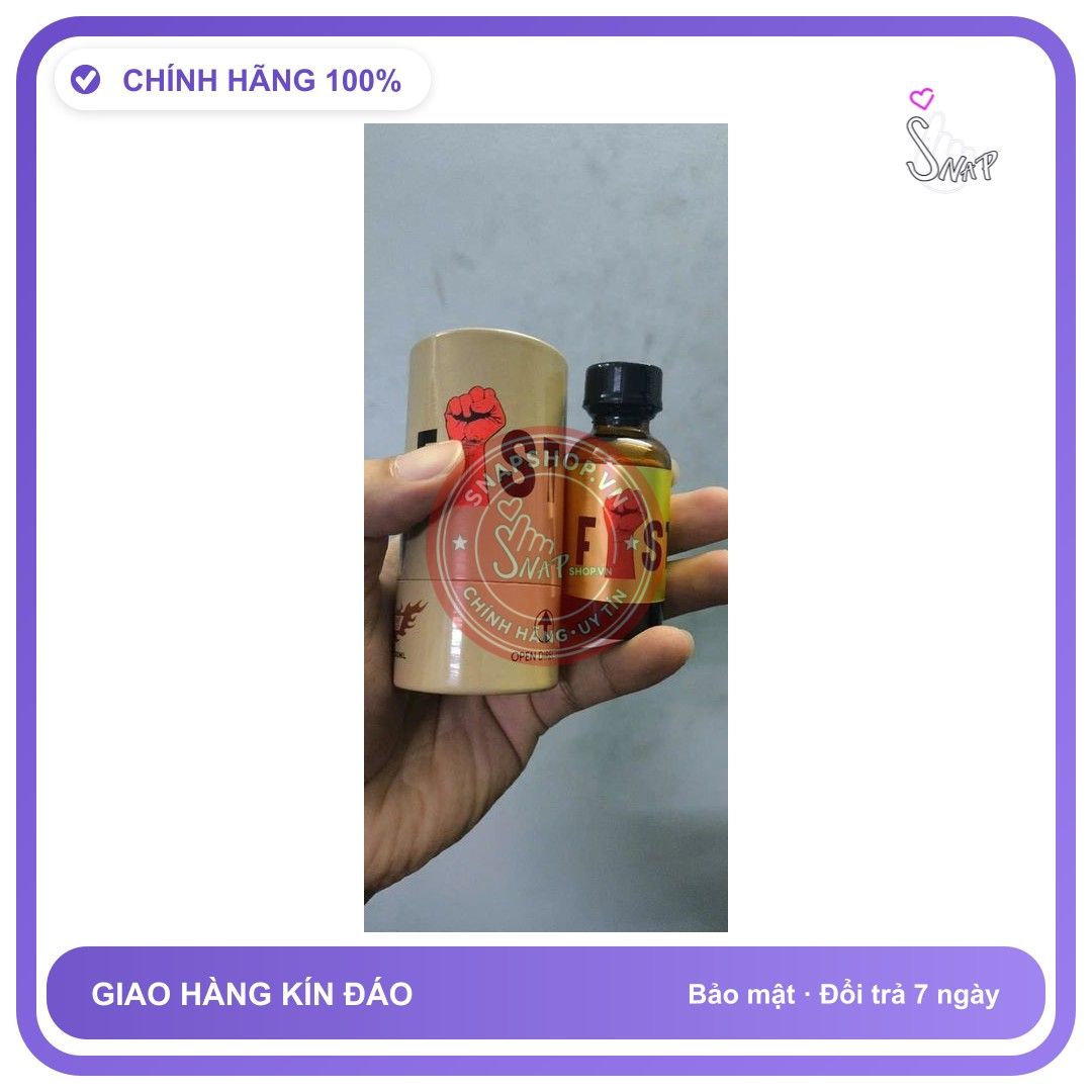 Chai hít tăng khoái cảm Popper FIST 30ml Nước Hoa Popper, F