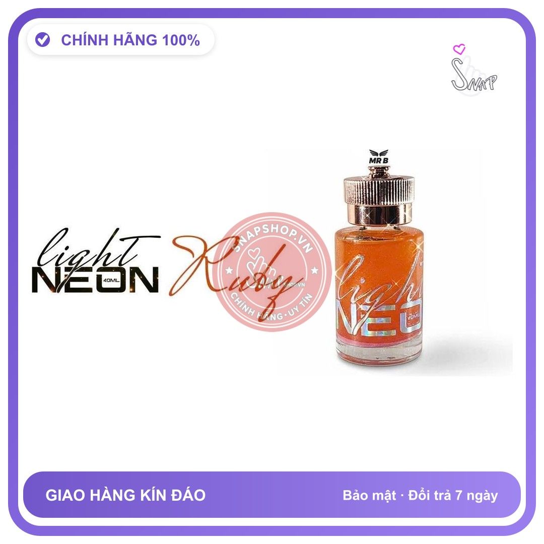 Chai hít tăng khoái cảm Popper MRB 40ml Popper neon 40ml mẫu