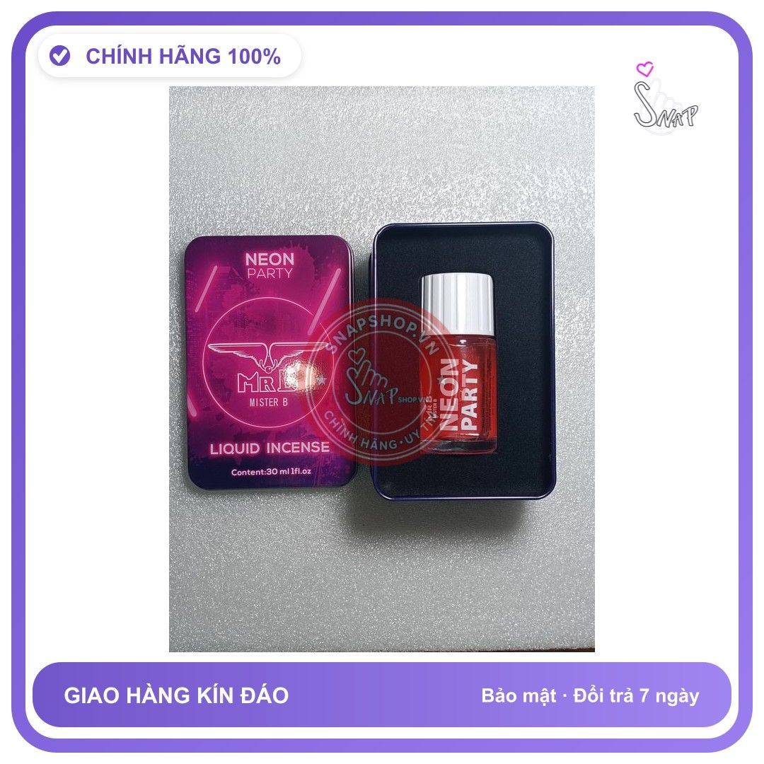 Chai hít tăng khoái cảm Popper Mister B 40ml Popper 40ml cao
