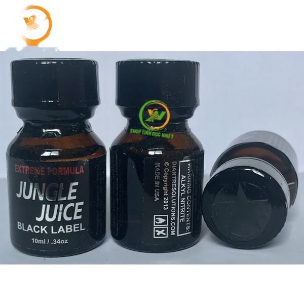 Chai hít Popper Jungle Juice 10ml tăng khoái cảm Chai 10ml C