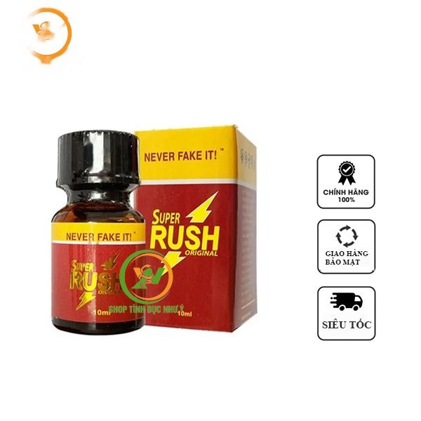Chai hít Popper Super Rush 10ml tăng khoái cảm Chai 10ml Chí