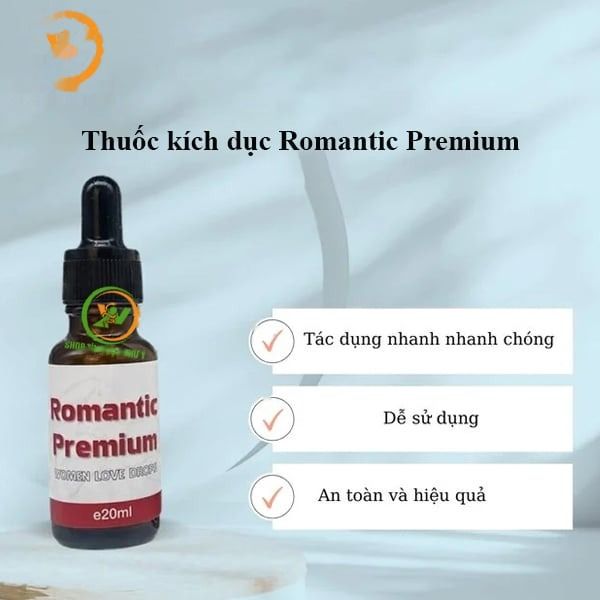 Nước Hỗ Trợ Kích Thích Tình Yêu Dành Cho Nữ Romantic Premium