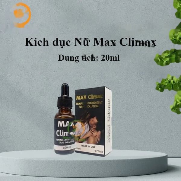 Nước Hỗ Trợ Kích Thích Tình Cảm Dành Cho Nữ Max Climax dạng 