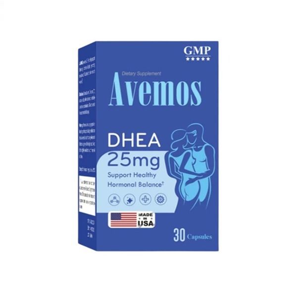 Avemos DHEA 25mg - Hỗ Trợ Sinh Lý Cho Nam Và Nữ Gwenshop Chính Hãng Mẫu Mới