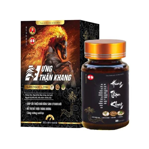 Hưng Thận Khang - Hỗ Trợ Làm Chậm Quá Trình Mãn Dục Nam (Hộp 30 Viên) Snapshop Chính Hãng Hàng Nhập Khẩu