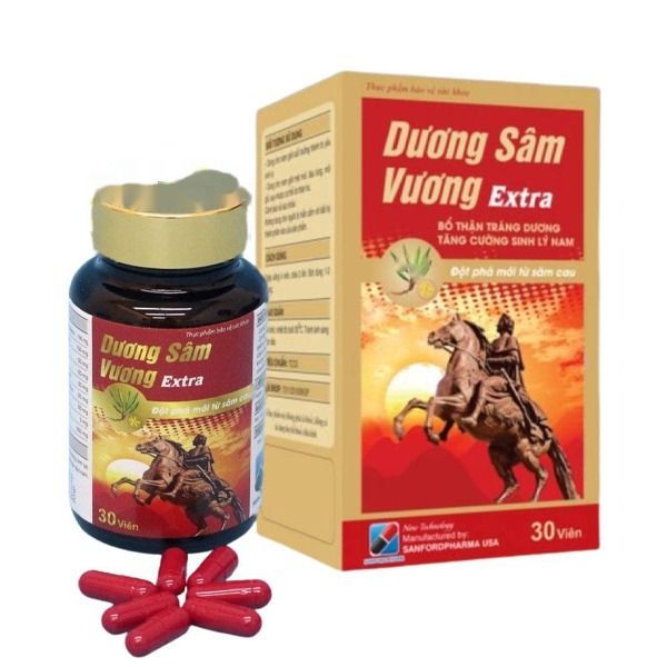 Dương Sâm Vương Extra - Hỗ Trợ Bổ Thận, Tăng Cường Sinh Lực (Hộp 30 Viên) Snapshop Chính Hãng