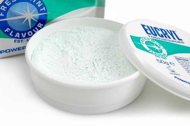 Bột hỗ trợ trắng răng eucryl tooth powder của Anh