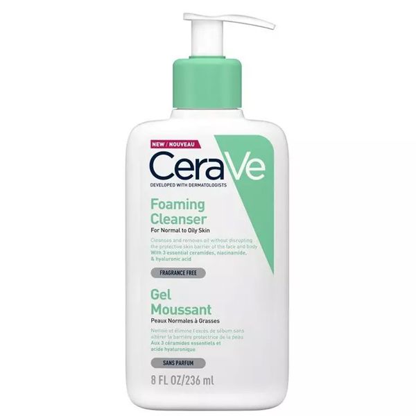 Sữa rửa mặt CeraVe Foaming Facial Cleanser bản cho thị trường Ph&aacute;p