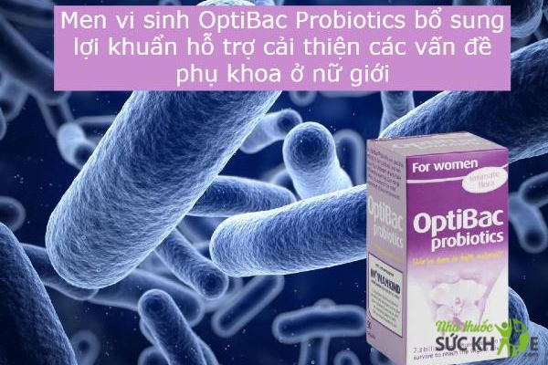Vi&ecirc;n uống optibac t&iacute;m bổ sung lợi khuẩn, điều tiết m&ocirc;i trường &acirc;m đạo