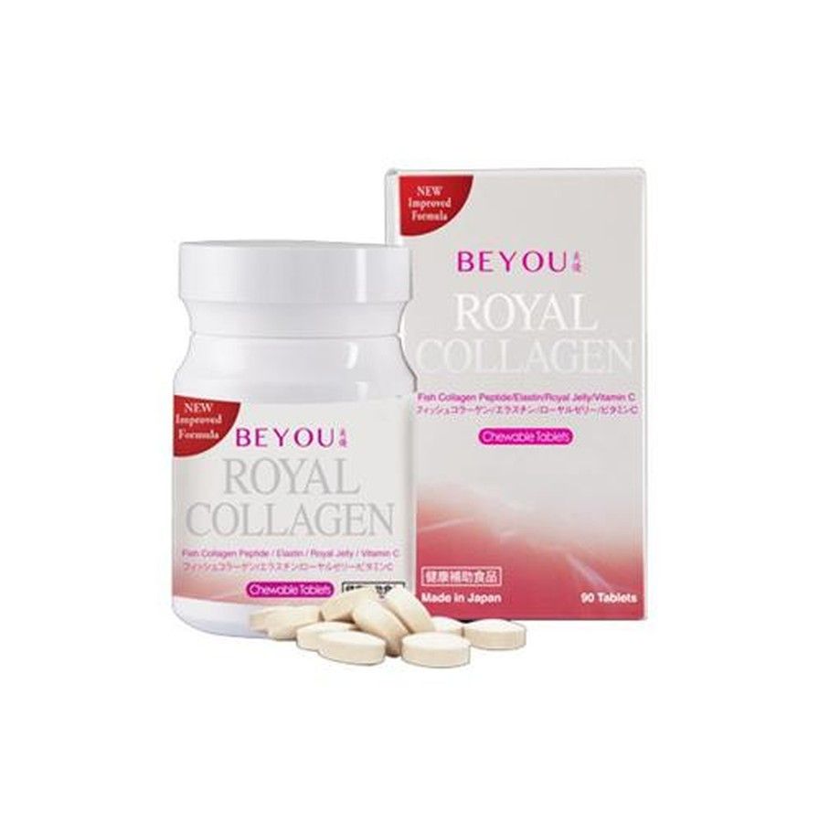 Vi&ecirc;n ngậm Beyou Royal Collagen Nhật Bản hỗ trợ l&agrave;m đẹp, trẻ h&oacute;a da