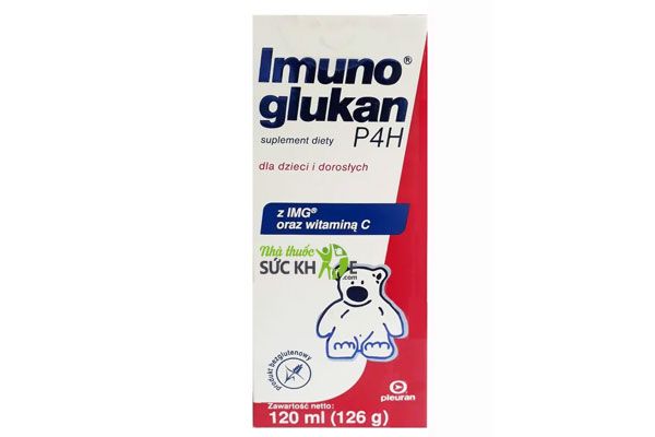Imuno Glukan P4H - Siro hỗ trợ tăng đề kh&aacute;ng cho trẻ