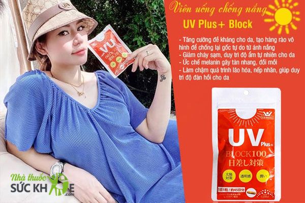 Ưu điểm nổi bật của vi&ecirc;n uống hỗ trợ chống nắng Plus+ Block 100