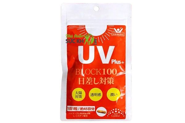 Vi&ecirc;n Uống Hỗ Trợ Chống Nắng UV Plus+ Block 100