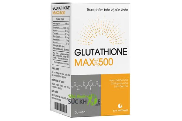 Vi&ecirc;n uống Glutathione Maxx 500 hộp 30 vi&ecirc;n&nbsp;