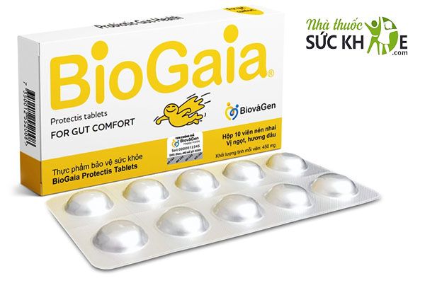 Vi&ecirc;n Biogaia Protectis cho b&agrave; bầu hộp 10 vi&ecirc;n