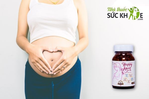 Vitamin cho b&agrave; b&agrave;u Happy Mom hỗ trợ mẹ khỏe, b&eacute; ph&aacute;t triển to&agrave;n diện
