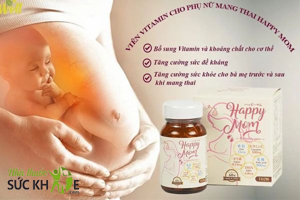 Mỗi ng&agrave;y uống 2 vi&ecirc;n Happy Mom Jpanwell