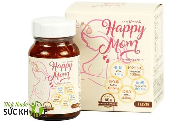 Vi&ecirc;n uống Happy Mom Jpanwell hộp 60 vi&ecirc;n&nbsp;