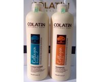 Cặp dầu gội xả Colatin 500ml dưỡng chất tơ tằm
