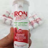 Viên Iron Melts Bổ Sung Sắt, Acid Folic, Vitamin B12, Vitamin C