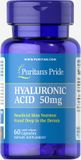 Viên Uống Hỗ Trợ Cấp Nước Puritan's Pride Hyaluronic Acid 50 Mg