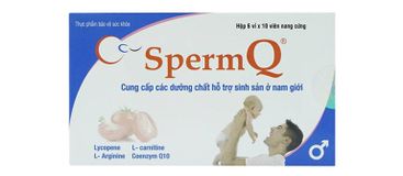 SpermQ – Hỗ trợ tăng khả năng thụ thai tự nhiên cho nam