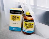 Viên uống hỗ trợ xương khớp Mason Natural Calcium 600mg + D3