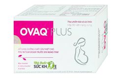 [Tặng que LH] Ovaq Plus - hỗ trợ trứng khỏe, tăng khả năng mang thai