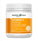 Viên nhai Healthy Care Vitamin C 500mg của Úc chính hãng