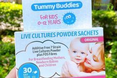 Men vi sinh Tummy Buddies của Anh cho trẻ từ sơ sinh