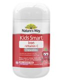 Kẹo dẻo bổ sung sắt và vitamin C Nature’s Way Kids Smart Iron