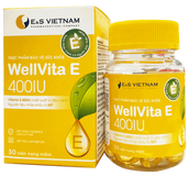 Viên uống hỗ trợ cải thiện nội tiết WellVita E 400IU