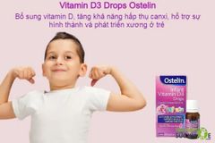 Vitamin D3 Drops Ostelin Cho Trẻ Từ Sơ Sinh Đến 12 Tuổi
