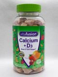Kẹo Dẻo Vitafusion Hỗ Trợ Bổ Sung Calcium + D3 500mg